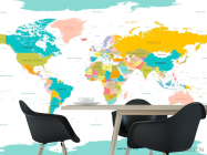 Фотошпалери Карта світу англійською - 1