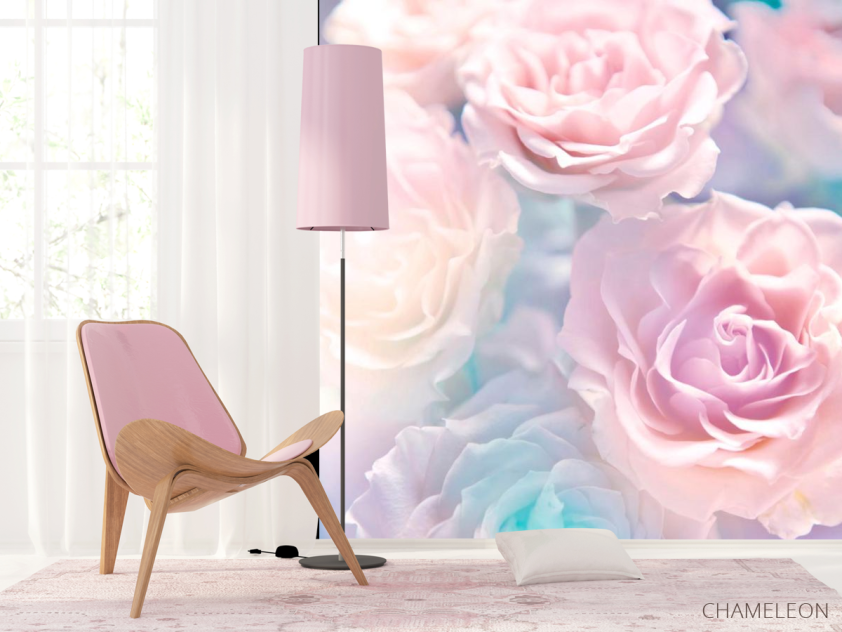 Фотообои Розы цвета сирени - 4