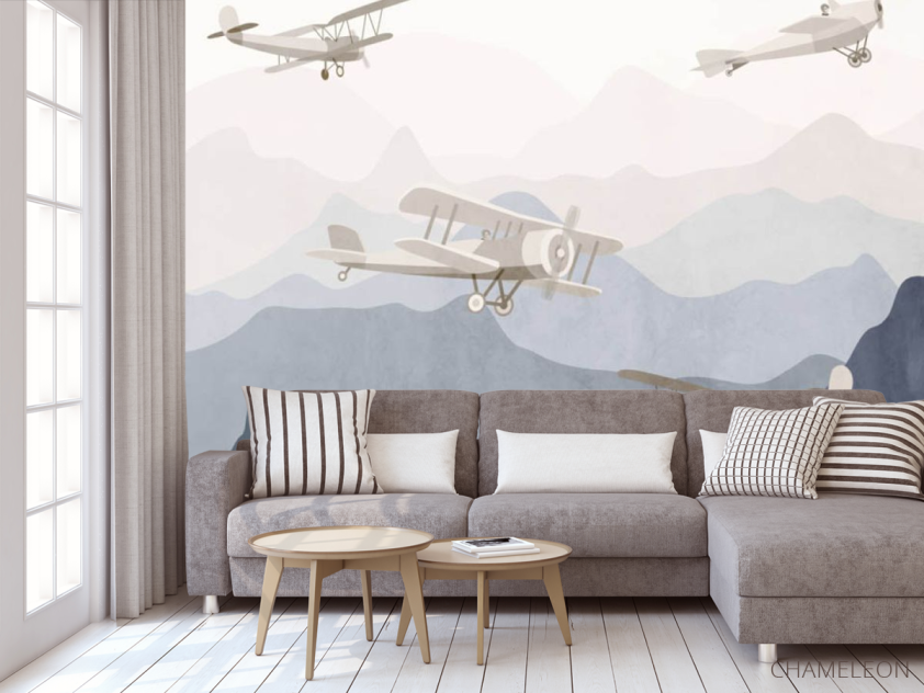 Фотообои Самолеты в скандинавском стиле - 3