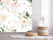 Фотошпалери Аварельні квіти патерн - 2