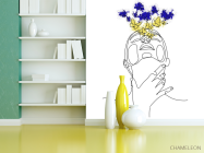 Фотообои абстракция, девушка - 3