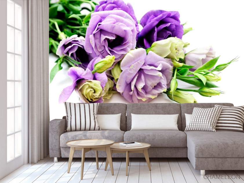 Фотообои Розы сиреневые - 3