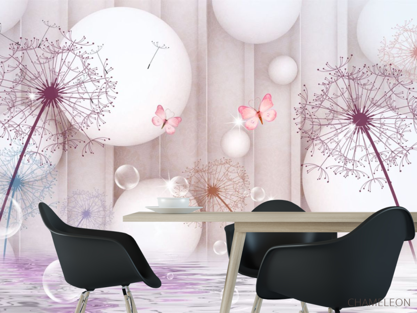 Фотошпалери кульбаби і кулі - 1