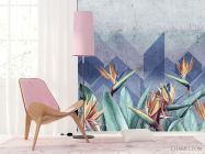 Фотошпалери Стреліція дизайнерська - 4