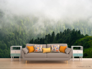 Фотообои Вид на туманый лес - 1