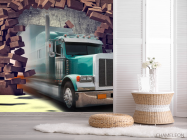 Фотошпалери Вантажівка 3Д - 2