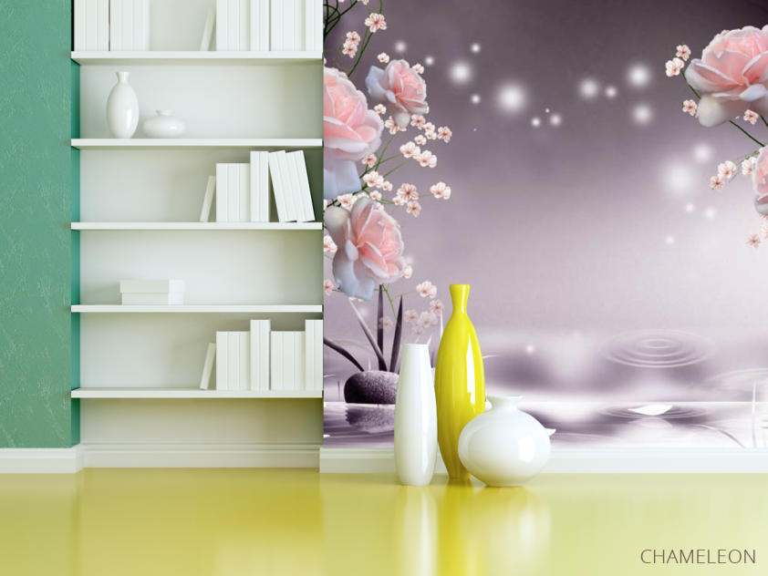 Фотошпалери 3D троянди - 3