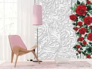 Фотошпалери 3д Троянди - 4