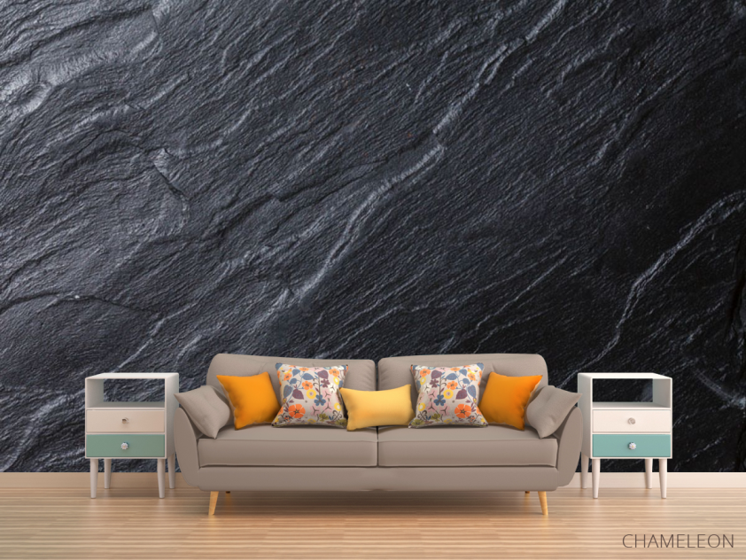 Фотообои Текстура черного камня - 1