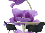 Фотошпалери фіолетові тюльпани - 1