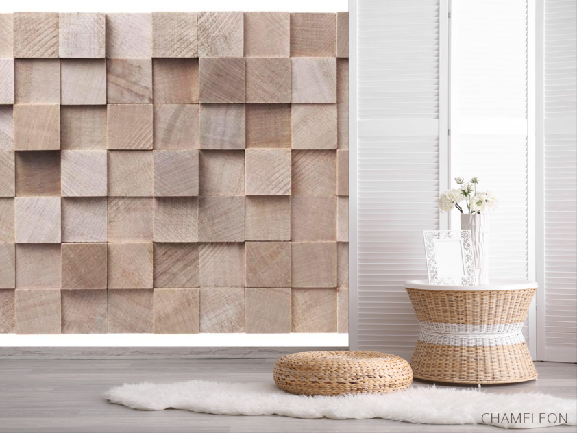 Фотошпалери 3D брус - 2