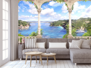 Фотообои Арки с пейзажом - 3