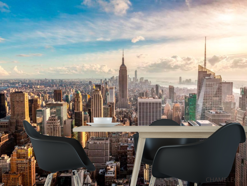 Фотошпалери Вид зверху місто - 1