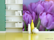 Фотошпалери фіолетовий тюльпан - 3