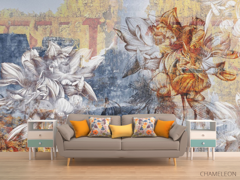 Фотообои Дизайнерские цветы - 1