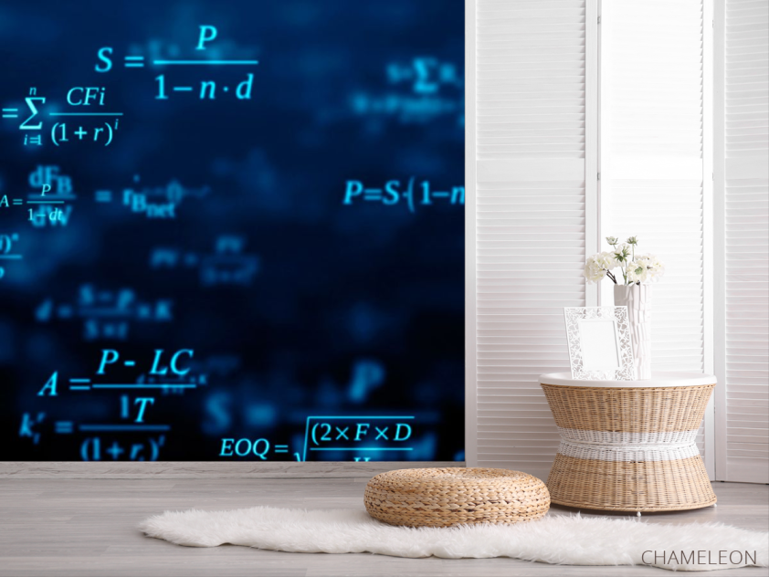 Фотошпалери Формули на синьому - 2