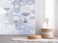 Фотошпалери повітряні кулі з тваринами - 2