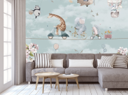 Фотообои Животные на велосипедах - 3