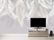 Фотообои Пушистые пальмовые листья на стену - 2