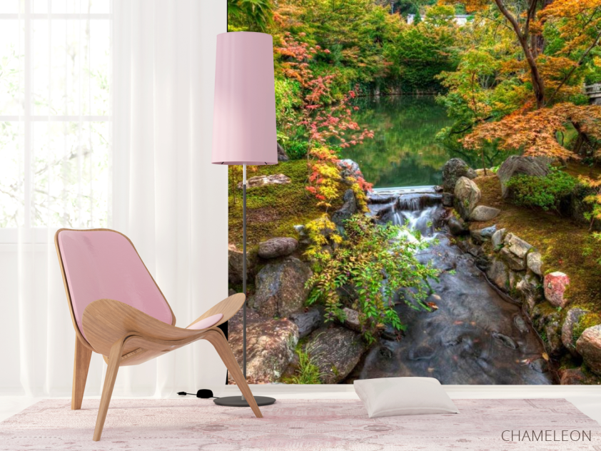 Фотошпалери Водоспад, озерце - 4