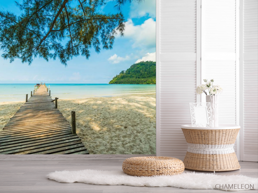Фотошпалери доріжка до моря - 2