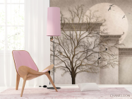 Фотошпалери дерево і птиці - 4