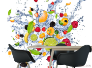 Фотообои фрукты и вода - 1