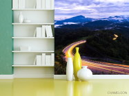 Фотошпалери гірська вечірня дорога - 3