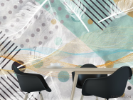 Фотошпалери візерунок в стилі Мемфіс - 1