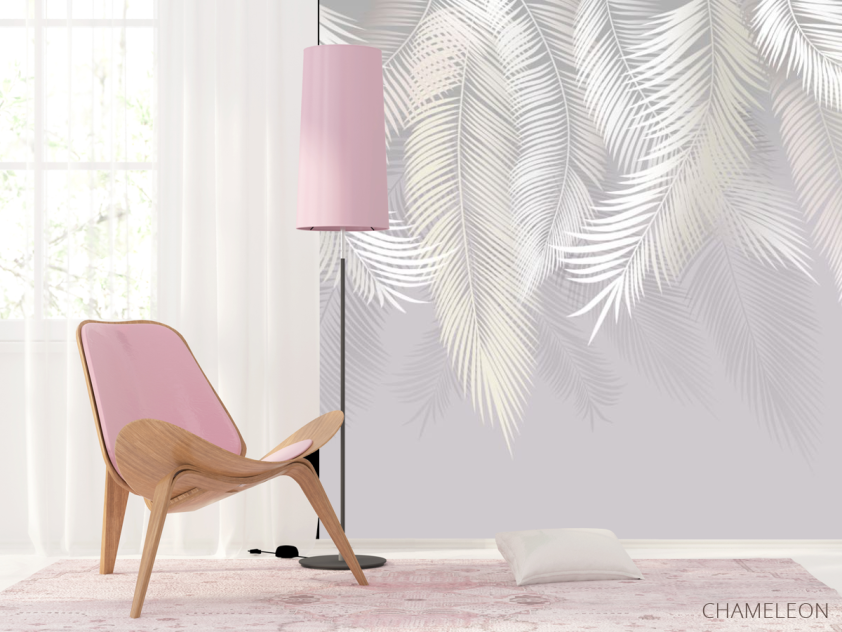 Фотошпалери пухнасті пальмове листя на стіну - 4