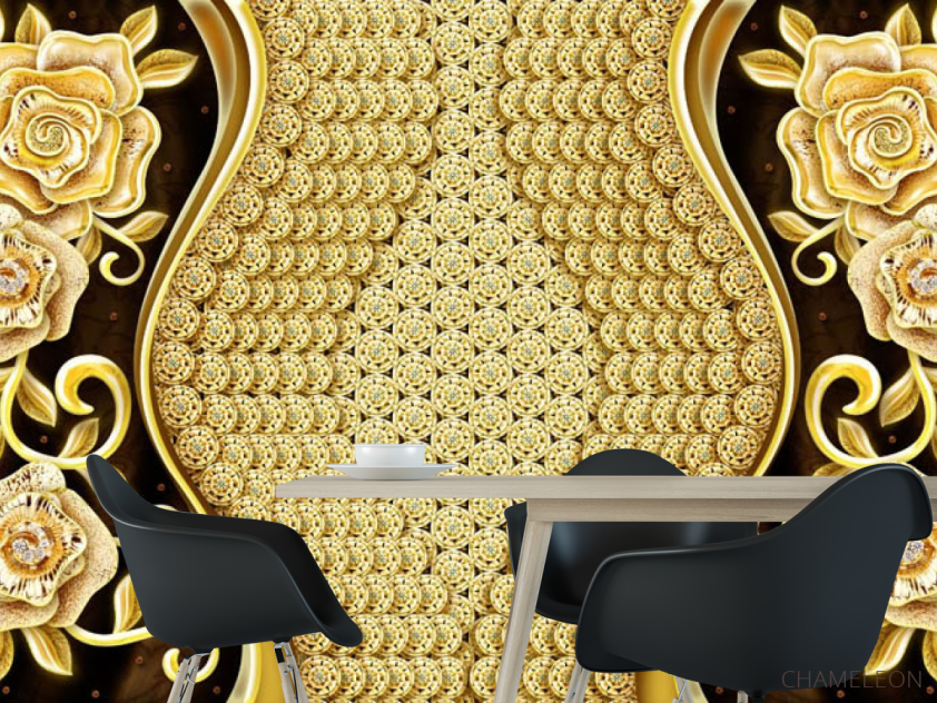 Фотошпалери квіти та візерунки - 1