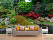 Фотообои поляна над ручейком - 1