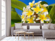 Фотообои Желто-белые цветочки - 3