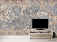 Фотообои Цветочный дизайнерский принт - 2