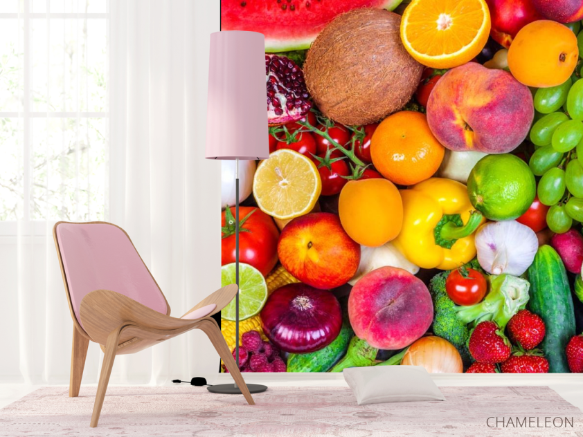 Фотошпалери фрукти і овочі - 4