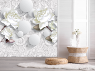 Фотошпалери 3D троянди - 2