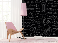 Фотошпалери Формули на чорному тлі - 4