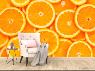 Фотообои Нарезанные апельсины - 4