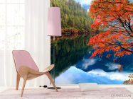 Фотошпалери Відображення, ліс, вода - 4