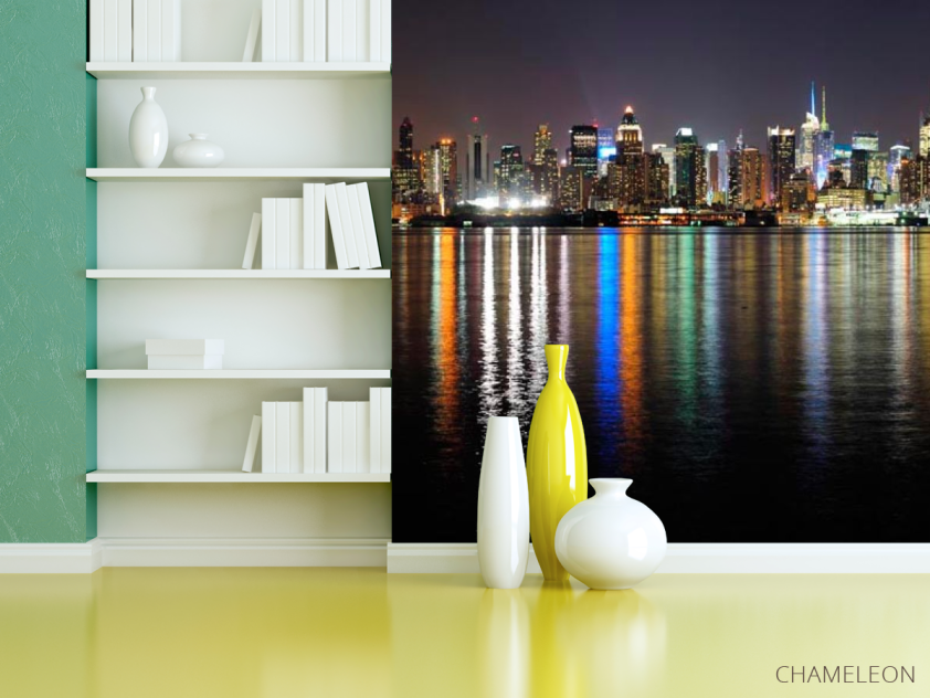 Фотошпалери Фотошпалери Яскрава нічна набережна - 3