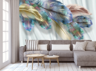 Фотообои Яркие перья - 3