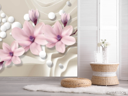 Фотообои 3д магнолии - 2