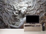 Фотообои Барелеф девушка - 2