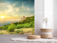 Фотошпалери ліс над морем - 2