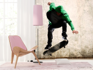 Фотошпалери Скейтбордист - 4