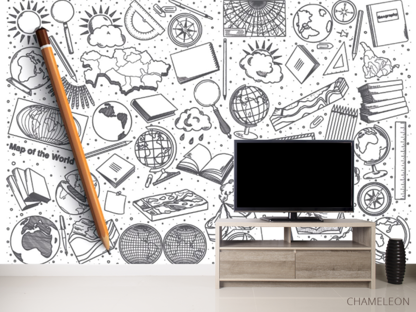 Фотообои Паттер для кабинета географии - 2