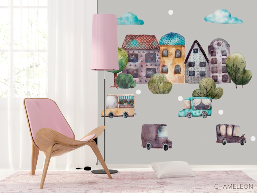 Фотообои Домики - 4