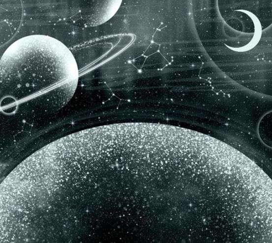 Фотошпалери дизайнерські планети коричневий відтінок Фотошпалери дизайнерські планети коричневий відтінок 33294_2