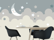 Фотошпалери Зведное небо і місяць - 1