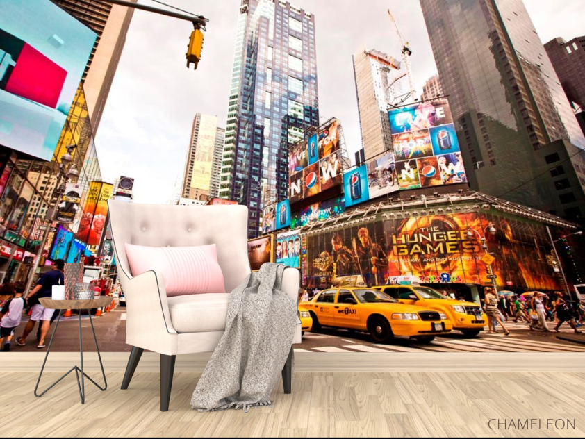 Фотообои Реклама, такси, Гонконг - 4